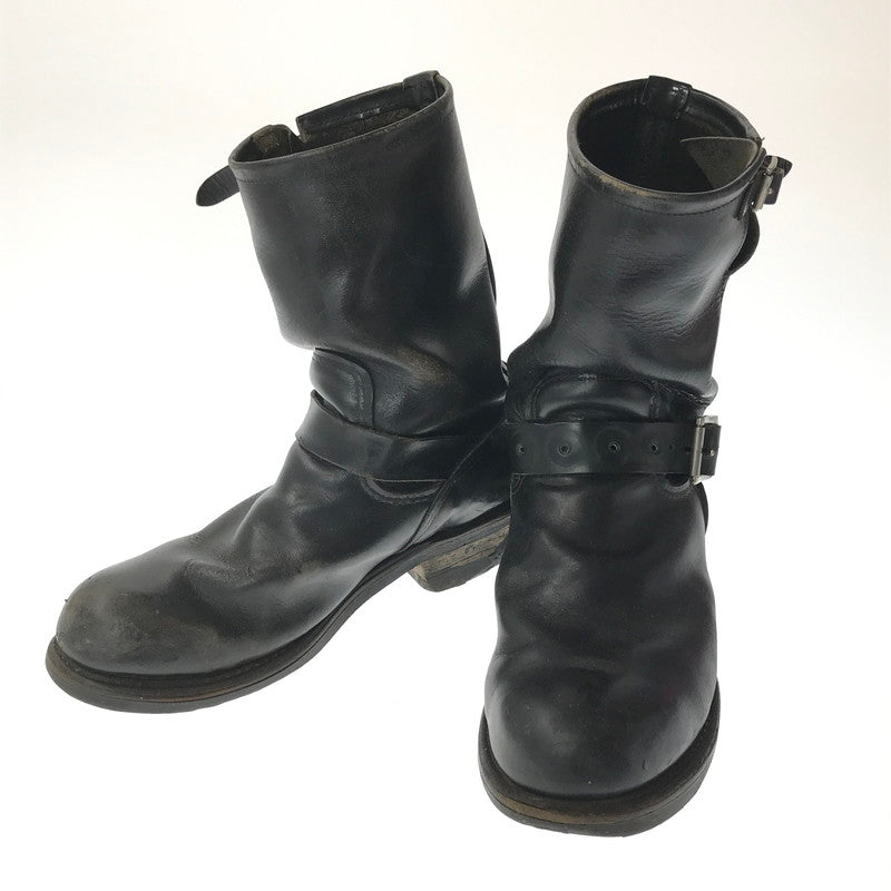 【現状渡し品】【メンズ】 REDWING レッドウィング ENGINEER BOOTS 2268 PT99 エンジニア ブーツ 靴 164-260620-rt-20-tagh サイズ：不明 下記参照 カラー：ブラック 万代Net店