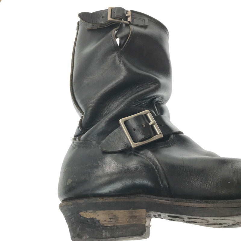【現状渡し品】【メンズ】 REDWING レッドウィング ENGINEER BOOTS 2268 PT99 エンジニア ブーツ 靴 164-260620-rt-20-tagh サイズ：不明 下記参照 カラー：ブラック 万代Net店
