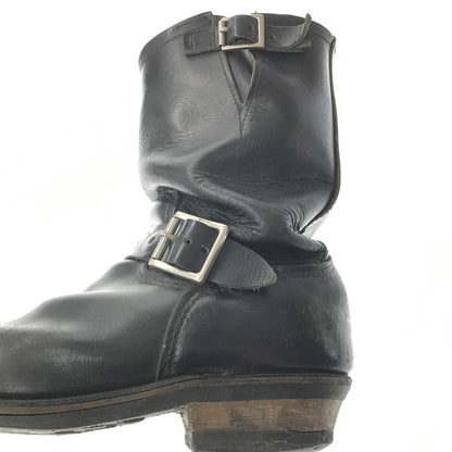【現状渡し品】【メンズ】 REDWING レッドウィング ENGINEER BOOTS 2268 PT99 エンジニア ブーツ 靴 164-260620-rt-20-tagh サイズ：不明 下記参照 カラー：ブラック 万代Net店