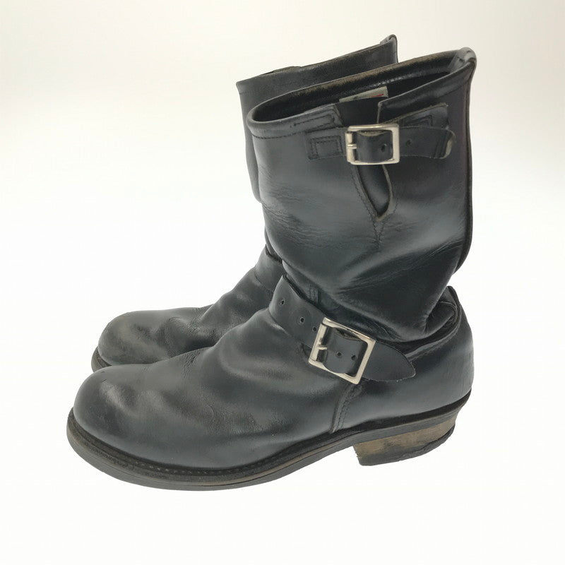【現状渡し品】【メンズ】 REDWING レッドウィング ENGINEER BOOTS 2268 PT99 エンジニア ブーツ 靴 164-260620-rt-20-tagh サイズ：不明 下記参照 カラー：ブラック 万代Net店