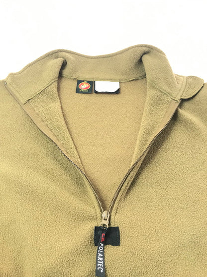 【中古品】【メンズ】 U.S.M.C アメリカ海兵隊 PECKHAM社製 POLARTEC PULLOVER FLEECE JACKET プルオーバー フリースジャケット アウター 145-260921-na-19-tagh サイズ：サイズ表記なし 下記参照 カラー：ブラウン 万代Net店