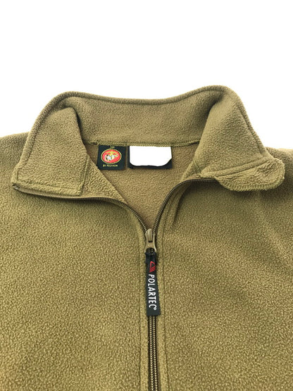 【中古品】【メンズ】 U.S.M.C アメリカ海兵隊 PECKHAM社製 POLARTEC PULLOVER FLEECE JACKET プルオーバー フリースジャケット アウター 145-260921-na-19-tagh サイズ：サイズ表記なし 下記参照 カラー：ブラウン 万代Net店