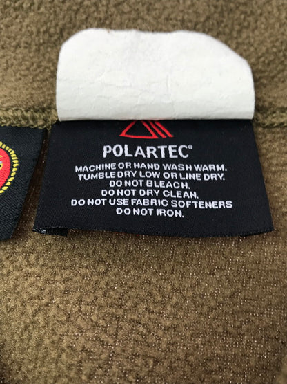 【中古品】【メンズ】 U.S.M.C アメリカ海兵隊 PECKHAM社製 POLARTEC PULLOVER FLEECE JACKET プルオーバー フリースジャケット アウター 145-260921-na-19-tagh サイズ：サイズ表記なし 下記参照 カラー：ブラウン 万代Net店