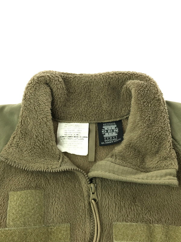 【現状渡し品】【メンズ】 US.ARMY アメリカ軍 ECWCS GEN3 FLEECE JACKET フリースジャケット アウター 146-260531-na-10-tagh サイズ：M カラー：カーキ系 万代Net店