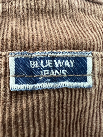 【中古品】【メンズ】 BLUE WAY ブルーウェイ CORDUROY PANTS 8920 コーデュロイパンツ ボトムス 178-260627-kk-12-hon サイズ：表記消え 下記参照 カラー：ブラウン 万代Net店