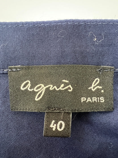 【中古品】【レディース】 agnes b. アニエスベー SHORT FLARE SKIRT ショートフレアスカート ボトムス 178-260627-kk-14-hon サイズ：40 カラー：ネイビー 万代Net店
