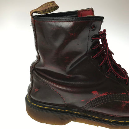 【中古品】【メンズ】 DR.MARTENS ドクターマーチン 8HOOL SHOES エイトホール シューズ 靴 164-260620-rt-18-tagh サイズ：不明 下記参照 カラー：ダークブラウン/レッド 万代Net店