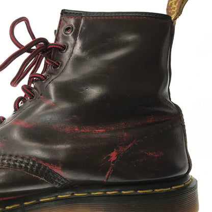 【中古品】【メンズ】 DR.MARTENS ドクターマーチン 8HOOL SHOES エイトホール シューズ 靴 164-260620-rt-18-tagh サイズ：不明 下記参照 カラー：ダークブラウン/レッド 万代Net店