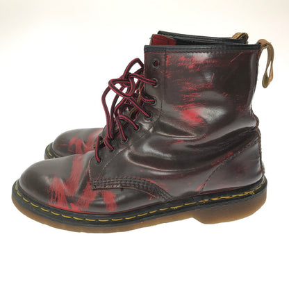 【中古品】【メンズ】 DR.MARTENS ドクターマーチン 8HOOL SHOES エイトホール シューズ 靴 164-260620-rt-18-tagh サイズ：不明 下記参照 カラー：ダークブラウン/レッド 万代Net店