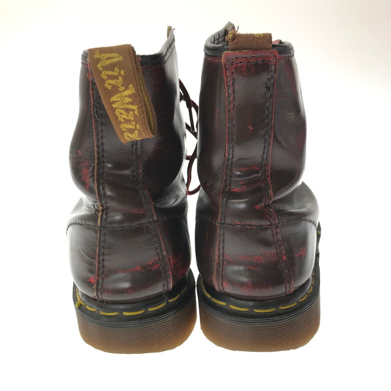 【中古品】【メンズ】 DR.MARTENS ドクターマーチン 8HOOL SHOES エイトホール シューズ 靴 164-260620-rt-18-tagh サイズ：不明 下記参照 カラー：ダークブラウン/レッド 万代Net店