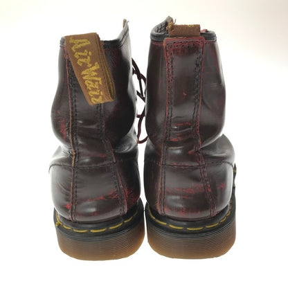 【中古品】【メンズ】 DR.MARTENS ドクターマーチン 8HOOL SHOES エイトホール シューズ 靴 164-260620-rt-18-tagh サイズ：不明 下記参照 カラー：ダークブラウン/レッド 万代Net店