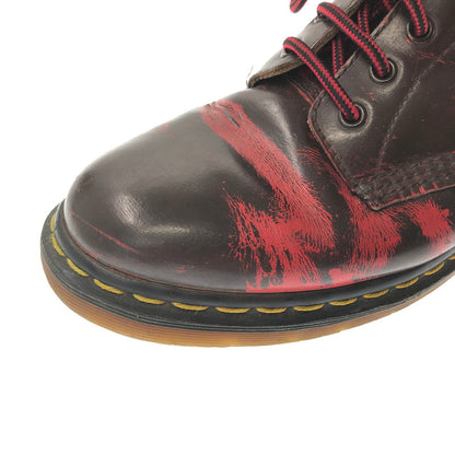 【中古品】【メンズ】 DR.MARTENS ドクターマーチン 8HOOL SHOES エイトホール シューズ 靴 164-260620-rt-18-tagh サイズ：不明 下記参照 カラー：ダークブラウン/レッド 万代Net店