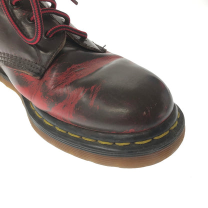 【中古品】【メンズ】 DR.MARTENS ドクターマーチン 8HOOL SHOES エイトホール シューズ 靴 164-260620-rt-18-tagh サイズ：不明 下記参照 カラー：ダークブラウン/レッド 万代Net店
