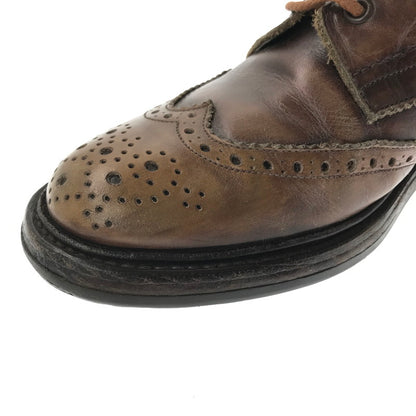 【中古品】【メンズ】 TRICKER'S トリッカーズ WING TIP BOOTS 72508 ウィング チップ ブーツ 靴 164-260620-rt-17-tagh サイズ：9.5 カラー：ブラック 万代Net店