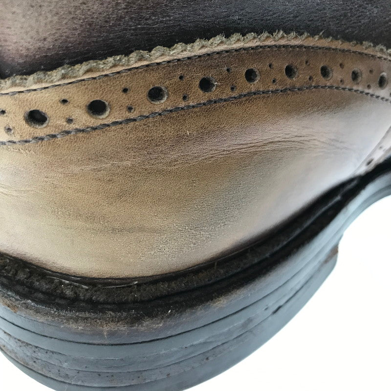 【中古品】【メンズ】 TRICKER'S トリッカーズ WING TIP BOOTS 72508 ウィング チップ ブーツ 靴 164-260620-rt-17-tagh サイズ：9.5 カラー：ブラック 万代Net店
