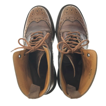 【中古品】【メンズ】 TRICKER'S トリッカーズ WING TIP BOOTS 72508 ウィング チップ ブーツ 靴 164-260620-rt-17-tagh サイズ：9.5 カラー：ブラック 万代Net店