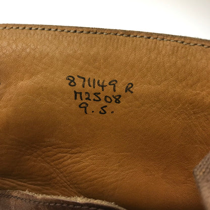 【中古品】【メンズ】 TRICKER'S トリッカーズ WING TIP BOOTS 72508 ウィング チップ ブーツ 靴 164-260620-rt-17-tagh サイズ：9.5 カラー：ブラック 万代Net店