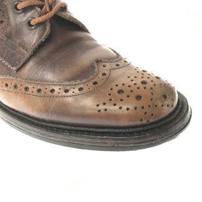 【中古品】【メンズ】 TRICKER'S トリッカーズ WING TIP BOOTS 72508 ウィング チップ ブーツ 靴 164-260620-rt-17-tagh サイズ：9.5 カラー：ブラック 万代Net店