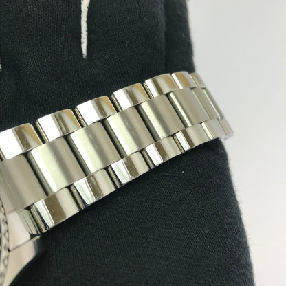 【中古品】【メンズ】 HAMILTON ハミルトン JAZZMASTER H375120 ジャズマスター デイトクォーツ 腕時計 余りコマ4個 197-260607-na-01-tagh カラー：シルバー/ブラック 万代Net店