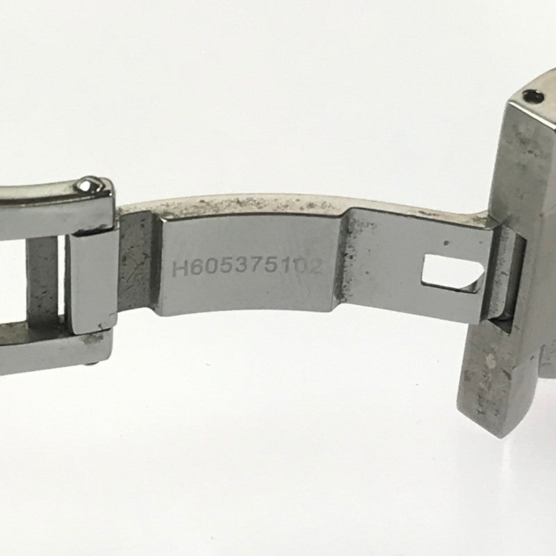 【中古品】【メンズ】 HAMILTON ハミルトン JAZZMASTER H375120 ジャズマスター デイトクォーツ 腕時計 余りコマ4個 197-260607-na-01-tagh カラー：シルバー/ブラック 万代Net店