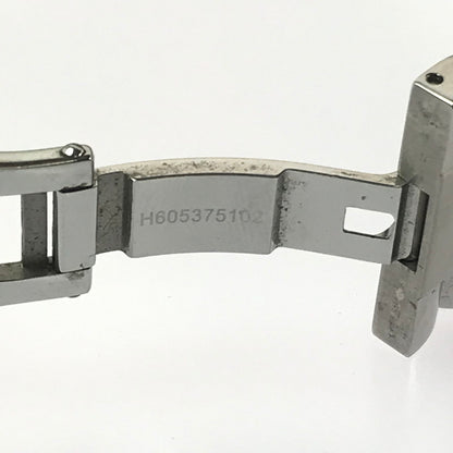 【中古品】【メンズ】 HAMILTON ハミルトン JAZZMASTER H375120 ジャズマスター デイトクォーツ 腕時計 余りコマ4個 197-260607-na-01-tagh カラー：シルバー/ブラック 万代Net店