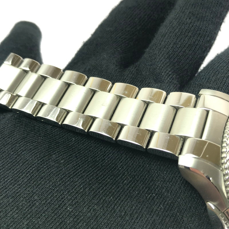 【中古品】【メンズ】 HAMILTON ハミルトン JAZZMASTER H375120 ジャズマスター デイトクォーツ 腕時計 余りコマ4個 197-260607-na-01-tagh カラー：シルバー/ブラック 万代Net店