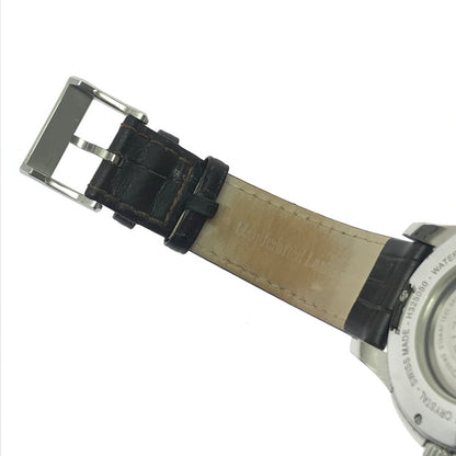 【中古品】【メンズ】 HAMILTON ハミルトン JAZZMASTER H325050 ジャズマスター デイデイト 自動巻腕時計 197-260607-na-02-tagh カラー：ブラウン/ホワイト 万代Net店