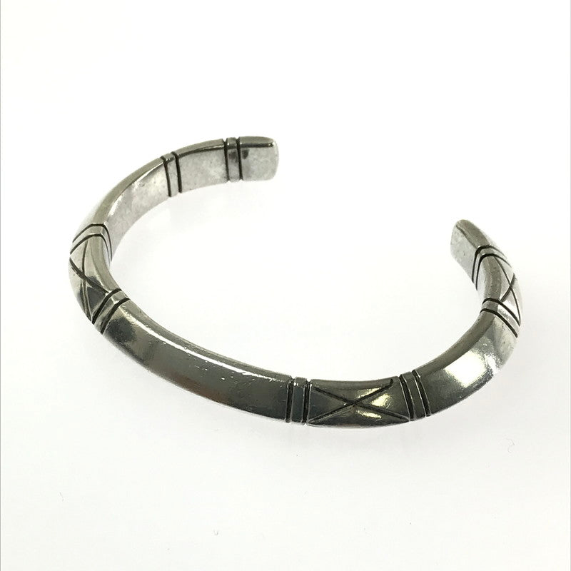 【中古品】【メンズ】 JAM HOME MADE ジャム ホーム メイド SILVER 14TH ANNIVERSARY NAVAJO LINE VENICE BANGLE ナバホ ライン ヴェニス バングル アクセサリー 192-260601-na-09-tagh カラー：シルバー 万代Net店