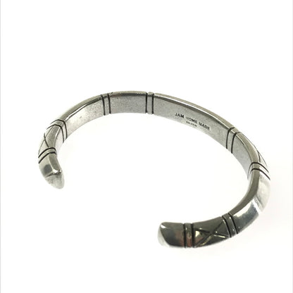 【中古品】【メンズ】 JAM HOME MADE ジャム ホーム メイド SILVER 14TH ANNIVERSARY NAVAJO LINE VENICE BANGLE ナバホ ライン ヴェニス バングル アクセサリー 192-260601-na-09-tagh カラー：シルバー 万代Net店