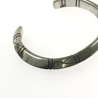 【中古品】【メンズ】 JAM HOME MADE ジャム ホーム メイド SILVER 14TH ANNIVERSARY NAVAJO LINE VENICE BANGLE ナバホ ライン ヴェニス バングル アクセサリー 192-260601-na-09-tagh カラー：シルバー 万代Net店