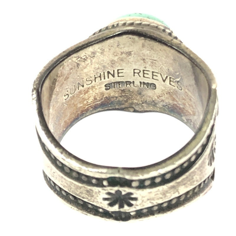 【現状渡し品】【メンズ】 SUNSHINE REEVES サンシャイン リーブス STERLIMG TURQUOISE RING スターリング ターコイズ リング 指輪 アクセサリー 192-260601-na-16-tagh カラー：シルバー 万代Net店