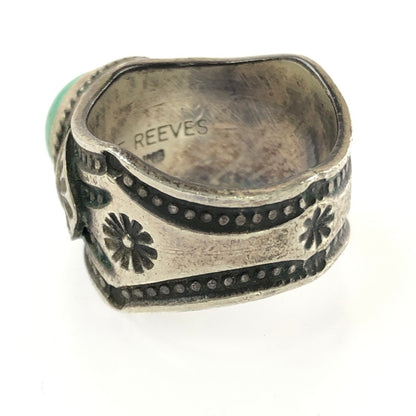 【現状渡し品】【メンズ】 SUNSHINE REEVES サンシャイン リーブス STERLIMG TURQUOISE RING スターリング ターコイズ リング 指輪 アクセサリー 192-260601-na-16-tagh カラー：シルバー 万代Net店