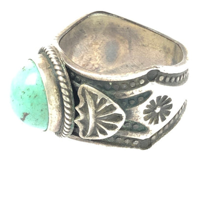 【現状渡し品】【メンズ】 SUNSHINE REEVES サンシャイン リーブス STERLIMG TURQUOISE RING スターリング ターコイズ リング 指輪 アクセサリー 192-260601-na-16-tagh カラー：シルバー 万代Net店