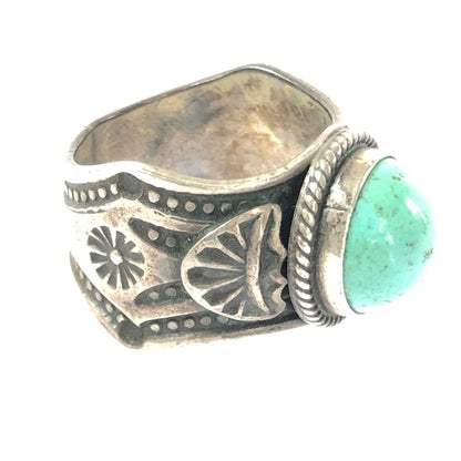 【現状渡し品】【メンズ】 SUNSHINE REEVES サンシャイン リーブス STERLIMG TURQUOISE RING スターリング ターコイズ リング 指輪 アクセサリー 192-260601-na-16-tagh カラー：シルバー 万代Net店