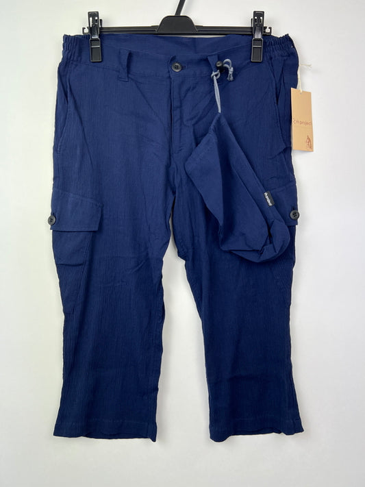 【中古美品】【メンズ】 rin project リンプロジェクト ステテコショートパンツ 3033-142035 ボトムス ハーフパンツ ショーツ 178-260620-kk-31-hon サイズ：XL カラー：ネイビー 万代Net店
