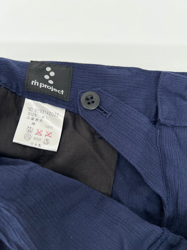 【中古美品】【メンズ】 rin project リンプロジェクト ステテコショートパンツ 3033-142035 ボトムス ハーフパンツ ショーツ 178-260620-kk-31-hon サイズ：XL カラー：ネイビー 万代Net店
