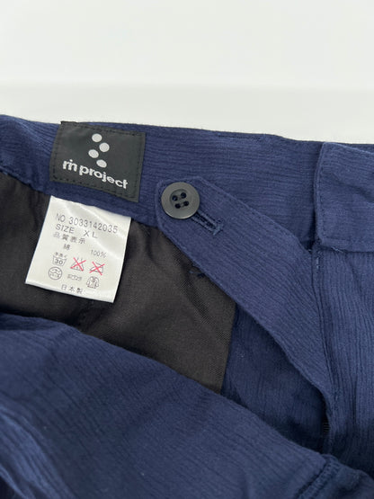 【中古美品】【メンズ】 rin project リンプロジェクト ステテコショートパンツ 3033-142035 ボトムス ハーフパンツ ショーツ 178-260620-kk-31-hon サイズ：XL カラー：ネイビー 万代Net店