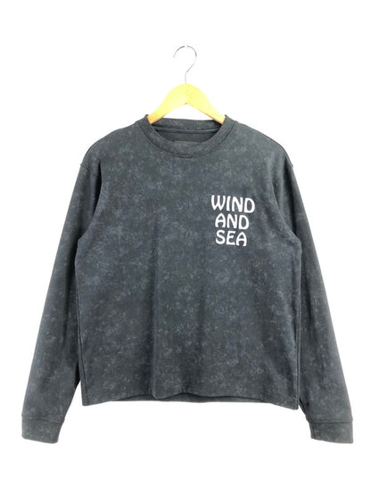 【中古品】【メンズ】 WIND AND SEA ウィン ダン シー PALM TREE L/S TEE WDS-O-AEOS-25-Q1-CS-01 パーム ツリー ロングスリーブ Tシャツ 長袖 Tシャツ トップス 142-260709-rt-30-tag サイズ：S カラー：ブラック 万代Net店