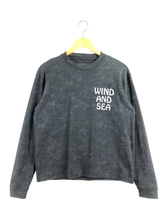 【中古品】【メンズ】 WIND AND SEA ウィン ダン シー PALM TREE L/S TEE WDS-O-AEOS-25-Q1-CS-01 パーム ツリー ロングスリーブ Tシャツ 長袖 Tシャツ トップス 142-260709-rt-30-tag サイズ：S カラー：ブラック 万代Net店