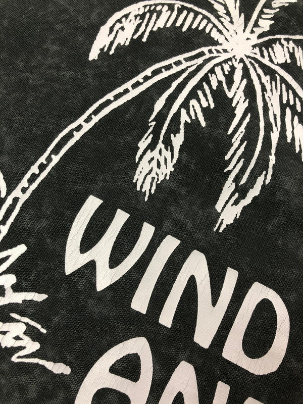 【中古品】【メンズ】 WIND AND SEA ウィン ダン シー PALM TREE L/S TEE WDS-O-AEOS-25-Q1-CS-01 パーム ツリー ロングスリーブ Tシャツ 長袖 Tシャツ トップス 142-260709-rt-30-tag サイズ：S カラー：ブラック 万代Net店