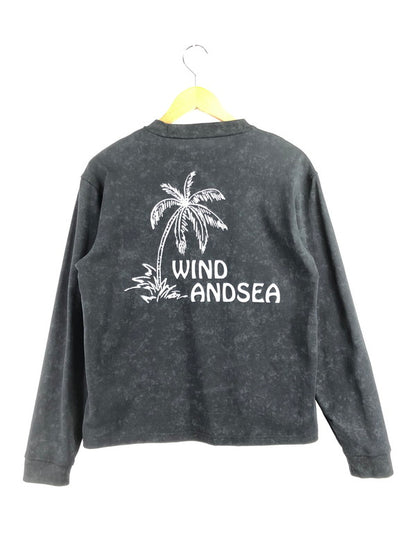 【中古品】【メンズ】 WIND AND SEA ウィン ダン シー PALM TREE L/S TEE WDS-O-AEOS-25-Q1-CS-01 パーム ツリー ロングスリーブ Tシャツ 長袖 Tシャツ トップス 142-260709-rt-30-tag サイズ：S カラー：ブラック 万代Net店