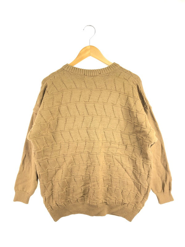 【中古品】【メンズ】 BURBERRYS バーバリーズ GOLF DESIGN KNIT ゴルフ デザイン ニット 146-260531-na-16-tagh サイズ：42 カラー：ブラウン系 万代Net店