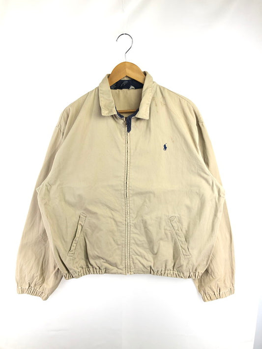【現状渡し品】【メンズ】 POLO BY RALPH LAUREN ポロバイラルフローレン SWING TOP スイングトップ ライトアウター 146-260531-na-14-tagh サイズ：L カラー：ベージュ系 万代Net店
