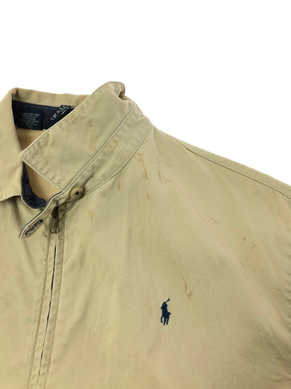 【現状渡し品】【メンズ】 POLO BY RALPH LAUREN ポロバイラルフローレン SWING TOP スイングトップ ライトアウター 146-260531-na-14-tagh サイズ：L カラー：ベージュ系 万代Net店