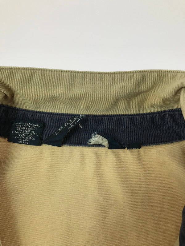 【現状渡し品】【メンズ】 POLO BY RALPH LAUREN ポロバイラルフローレン SWING TOP スイングトップ ライトアウター 146-260531-na-14-tagh サイズ：L カラー：ベージュ系 万代Net店