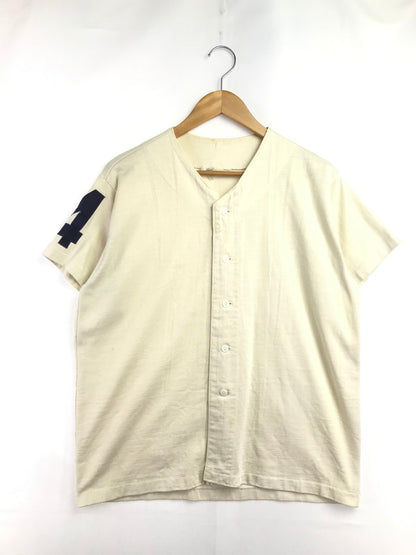 【中古品】【メンズ】 RUSSELL ラッセル 70's GAME SHIRT 70年代 ゲーム シャツ トップス ヴィンテージ 146-260604-rt-28-tagh サイズ：BOYS XL カラー：ホワイト 万代Net店