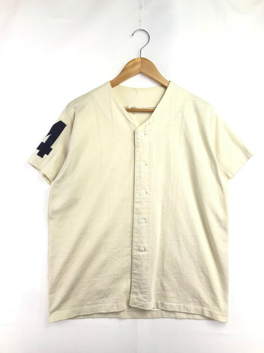 【中古品】【メンズ】 RUSSELL ラッセル 70's GAME SHIRT 70年代 ゲーム シャツ トップス ヴィンテージ 146-260604-rt-28-tagh サイズ：BOYS XL カラー：ホワイト 万代Net店