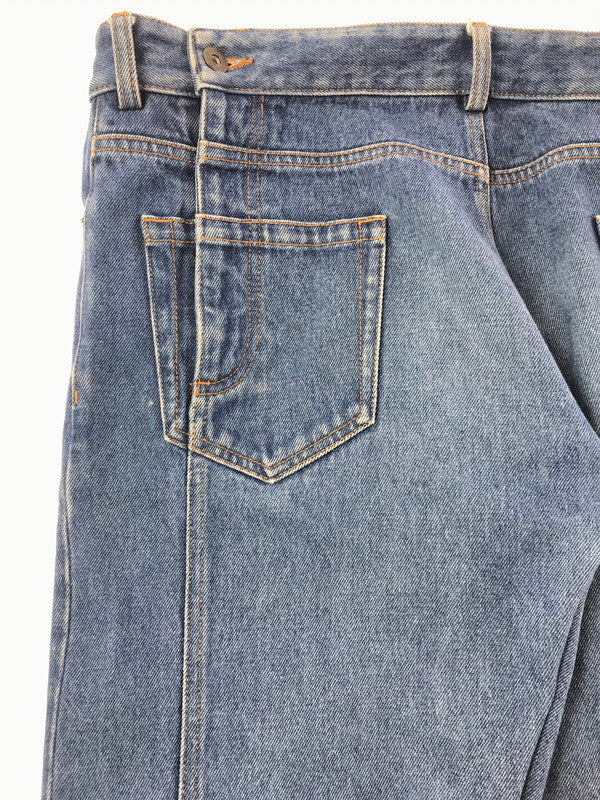 【中古品】【メンズ】 Y PROJECT ワイ プロジェクト 18SS ASYMMETRY DENIM PANTS アシンメトリー デニムパンツ ジーンズ ボトムス 152-260603-rt-12-tagh サイズ：M カラー：インディゴ 万代Net店