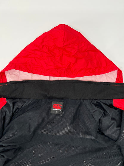 【中古品】【メンズ】 CABTERBURY カンタベリー WINDBREAKER SETUP ウィンドブレーカー セットアップ ラグビーワールドカップ2011 日本代表モデル 178-260620-kk-33-hon サイズ：上 3L/下 4L カラー：レッド/ブラック 万代Net店