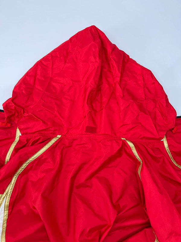 【中古品】【メンズ】 CABTERBURY カンタベリー WINDBREAKER SETUP ウィンドブレーカー セットアップ ラグビーワールドカップ2011 日本代表モデル 178-260620-kk-33-hon サイズ：上 3L/下 4L カラー：レッド/ブラック 万代Net店